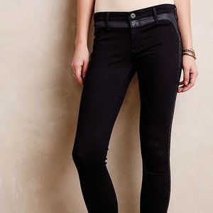 AG Jackie Coated Tux Stripe Jeans